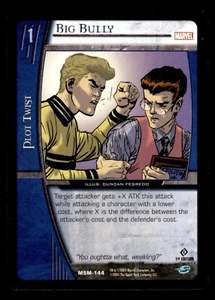Big Bully MSM-144 Web of Spider-Man VS System 2004 TCG CCG - Picture 1 of 2