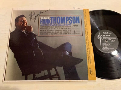 The Best Of Hank Thompson AUTOGRAPHED LP Capitol Starline Signed VG/EX!!!! - Image 1 of 4