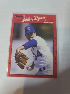 1990 Donruss Nolan Ryan #166 ERROR Card No Period after Inc - Texas Rangers - Picture 1 of 3