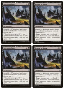 MTG - 4 x Retreat to Hagra (Playset) - Uncommon - Battle For Zendikar (BFZ) - NM - Picture 1 of 1