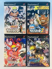 Lot 4 PS2 - NARUTO Narutimate Hero 1 2 3 & Uzumaki Ninden - PlayStation2 Japan
