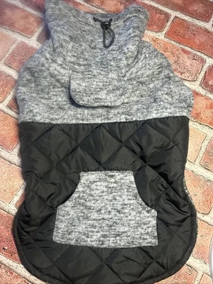 Frisco By Chewy Dog Coat With Snood Size Medium Grey Black - Image 1 of 4