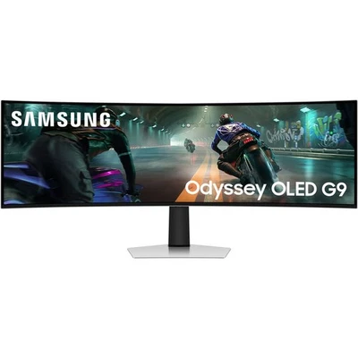 Monitor para juegos Samsung 49" Odyssey G9 Dual QD-OLED G91SD curvo ultra ancho Foto 1 de 4