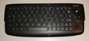 ❇️ Wireless Hama Keyboard ✅ Uzzano 00053815 ► defekt für Bastler ❇️ - Afbeelding 1 van 4