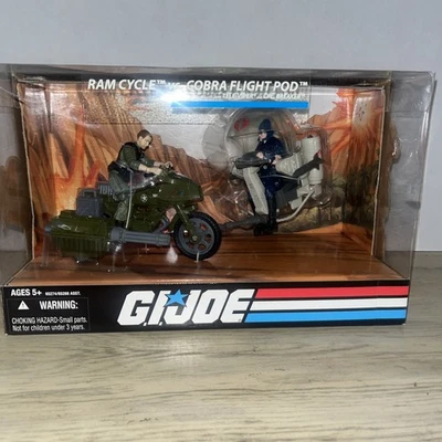 Hasbro G.I. Joe Ram Cycle vs. Cobra Flight Pod Viper & Breaker 2008 nuevo y sellado Foto 1 de 4