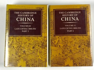 The Cambridge History of China Vol 10 & 11 Late Ch’ing 1800–1911 1978 HC DJ Set - Picture 1 of 24
