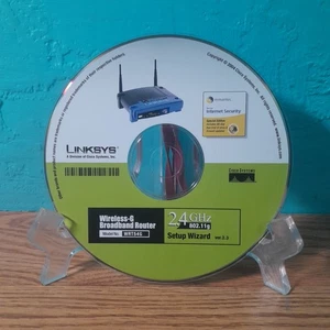 Linksys Open Source WiFi Wireless-G Broadband Router 2.4GHz WRT54G DISC - Picture 1 of 2