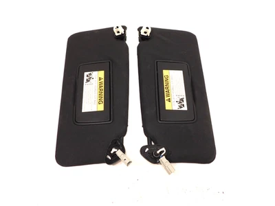 BLACK 2007-2012 Acura MDX RDX DRIVER PASSENGER SUNVISOR SUN VISOR LEFT RIGHT OEM - Image 1 of 4