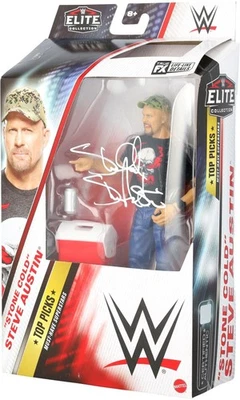 Stone Cold Steve Austin Signed Mattel Elite Top Picks 2025 Wave 2 Action Figure - Изображение 1 из 2