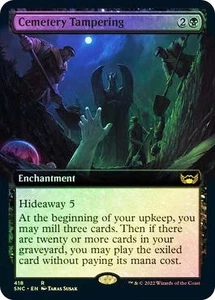 Cemetery Tampering *Extended Art Foil* | SNC Streets of New Capenna | NM | MTG - Picture 1 of 1