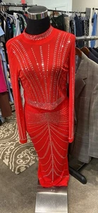 Conjunto de falda roja de 2 piezas talla L - Imagen 1 de 2