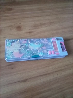 Next - Believe in Mermaids - Pencil Case with Sharpener & Calculator - Brand New - Image 1 of 4
