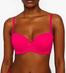 Coral Pink Multiway Bra Strapless Bra Underwired Padded Sizes 34 - 40 / B-DD Cup - Picture 1 of 11