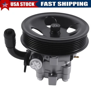 Power Steering Pump w/ Pulley 96148 For Kia Optima 2006 2007-2010 Rondo 2.4L - Picture 1 of 9