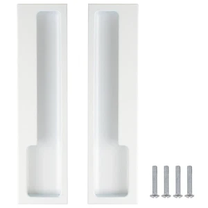 Zinc Alloy Flush Pull Handles, 2pcs Embedded Sliding Door Handle with Hidden ... - Picture 1 of 8