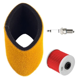 For Kawasaki Bayou KLF220 KLF250 03 KLF300 1999-2006 Air Oil Filter Spark Plug - Picture 1 of 3