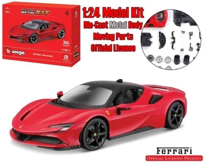 Bburago - Ferrari R&P Sf90 Stradale - Model kit automobile 1:24 - Immagine 1 di 4