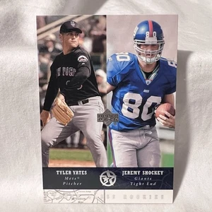 2003 Upper Deck First Class Rookies Jeremy Shockey Tyler Yates New York - Picture 1 of 2