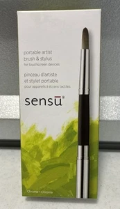 Sensu Portable Artist Brush & Stylus Chrome SENSU1 NOS - Picture 1 of 4