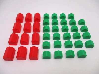 Monopoly Smokies Opoly 12 Hotels 28 House (Lodge / Cabins) Great Smoky Mountains - Image 1 of 4