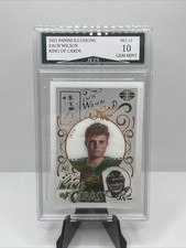 2021 Panini Illusions New York Jets Zach Wilson Rookie King Of Cards Gem Mint 10