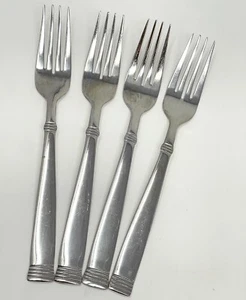 Wallace NAPOLI Hochglanz Geschirr Gabeln 8" Edelstahl Besteck 4er Set - Bild 1 von 5