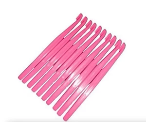Nuevo juego de 10 gadgets exfoliadores de cítricos Tupperware 6" de largo color rosa liso liso - Imagen 1 de 9