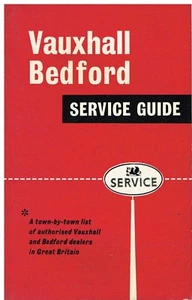 VAUXHALL VICTOR FB CRESTA PB VIVA HA BEDFORD CA ORIG. 1963 SALES SERVICE BOOKLET - Picture 1 of 1