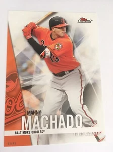 2017 Topps Finest Jumbo 5x7 Manny Machado Orioles 8 #’d 03/49 - Picture 1 of 1