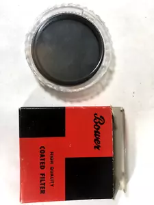 VTG BOWER Polarized 62mm Threaded Filter JAPAN Original Box Case - Picture 1 of 4