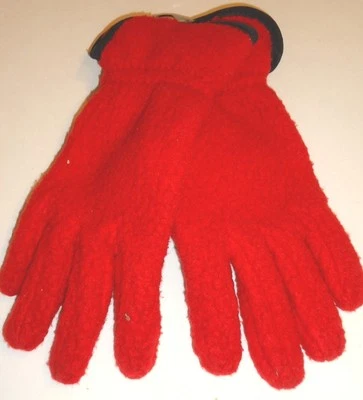 Guantes de lana Landsend, rojos, O/S Foto 1 de 4