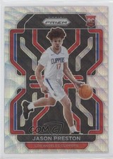 2021-22 Panini Prizm Silver Wave Prizm Jason Preston #327 Rookie RC