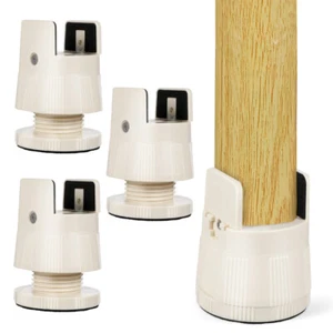 4 Pcs Raising Table Legs Adjustable Furniture Risers Chair Height Extenders - Picture 1 of 11
