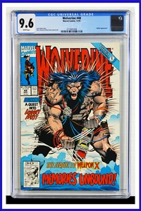 Wolverine #48 CGC Graded 9.6 Marvel November 1991 White Pages Comic Book - Bild 1 von 2