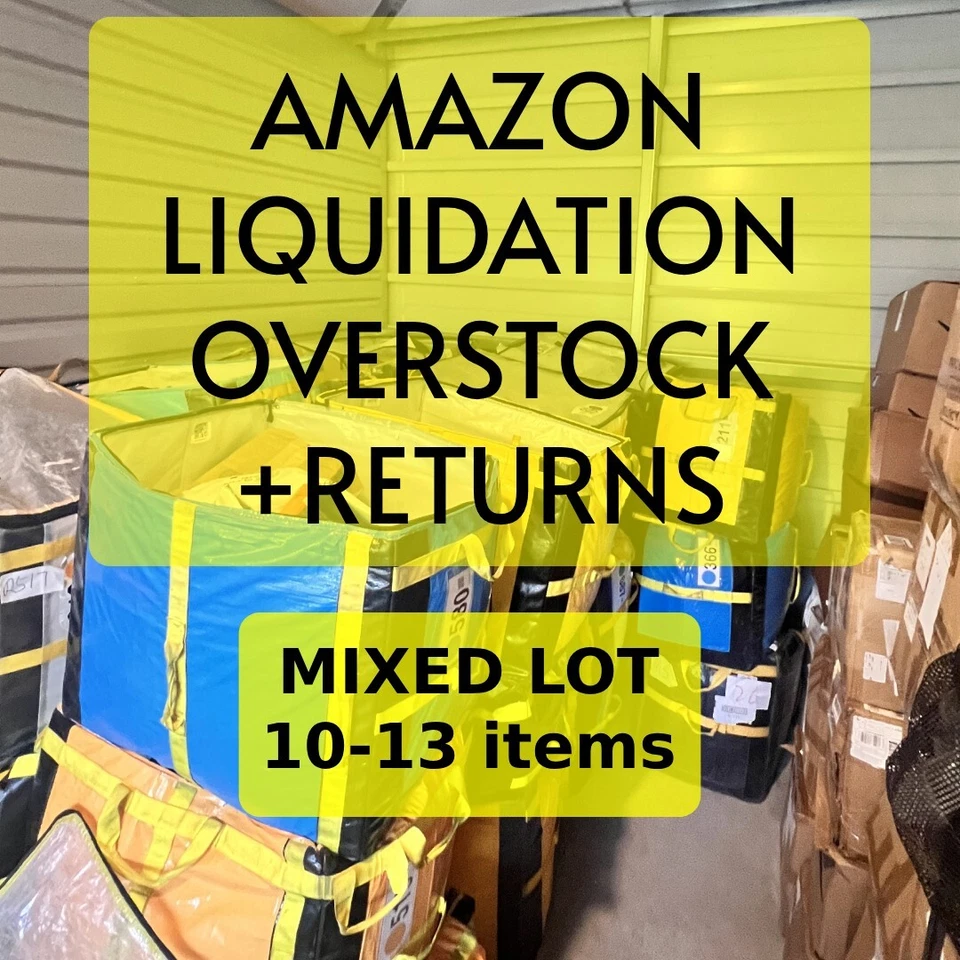 Amazon Liquidation Wholesale Overstock Returns Merchandise 10-13 Mixed Items Res