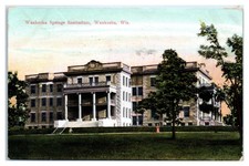 1910s Waukesha Springs Sanitarium, Waukesha, WI Postcard