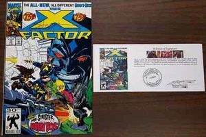 X-Factor (1986) #75 FIRMATO da Larry Stroman con testimone notarile della firma - Foto 1 di 5