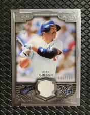 KIRK GIBSON 2006 SP Legendary Cuts Jersey Material Silver /199 Dodgers Tigers