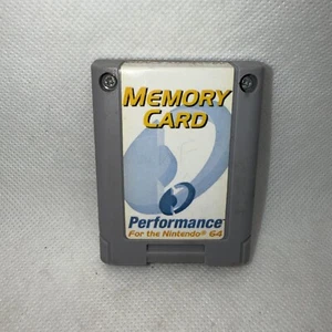 Performance Memory Card für Nintendo 64 N64 Konsole ~ P-302 ~ getestet & funktionsfähig - Bild 1 von 4