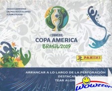 2019 Panini Copa America Brasil 50 Pack Box-250 Stickers! Look For MESSI/NEYMAR