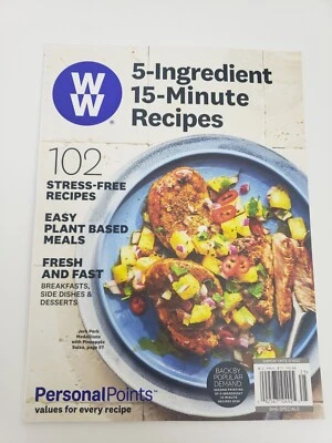 WW Weight Watcher September 2022 Magazine 5-Ingredient - 15-Minute Recipes - Image 1 of 3