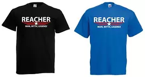 Mens Reacher Man Myth Legend TV Show Series Unisex T-Shirt - Picture 1 of 14