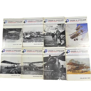 8 CROSS & COCKADE INTERNATIONAL JOURNAL 1990 1991 quarterly Aviation WWI - Picture 1 of 4