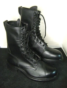 Men's GI issue Steel toe Black Combat Boot size 9.5 R in new condition - Picture 1 of 15