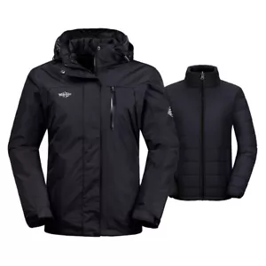 Wantdo Women's 3 in 1 Ski Jacket Warm Winter Raincoat Waterproof Snow Jackets - Picture 1 of 118