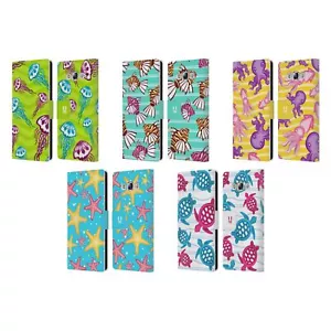 HEAD CASE DESIGNS SEA PRINTS LEATHER BOOK WALLET CASE COVER FOR SAMSUNG PHONES 3 - Picture 1 of 11