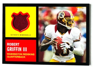 2013 Topps Robert Griffin III Jersey Card #62R-RG3 Redskins Legendd! - Picture 1 of 3