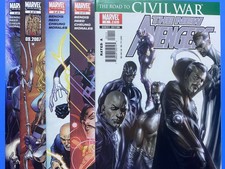 NEW AVENGERS ILLUMINATI 1-5 (2006 MARVEL) ROAD TO CIVIL WAR | IRON MAN VF/NM 9.0