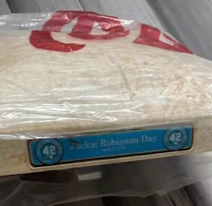 RARO Jackie Robinson Day 2018 GIOCO USATO Base, MLB OLOGRAMMA washington nationals - Foto 1 di 4