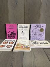 Lot of 6 Vintage Cookbooks (Various)
